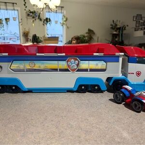 Paw Patrol Red and Blue Toy Truck
